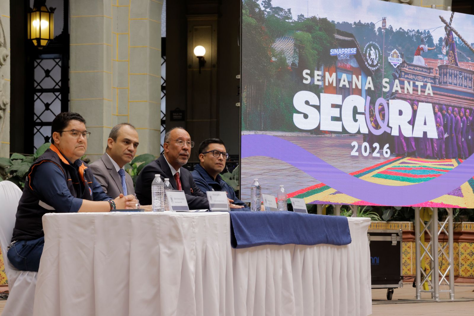 Durante la presentación del plan Semana Santa Segura, el Inguat presentó sus proyecciones de turismo para esta conmemoración.