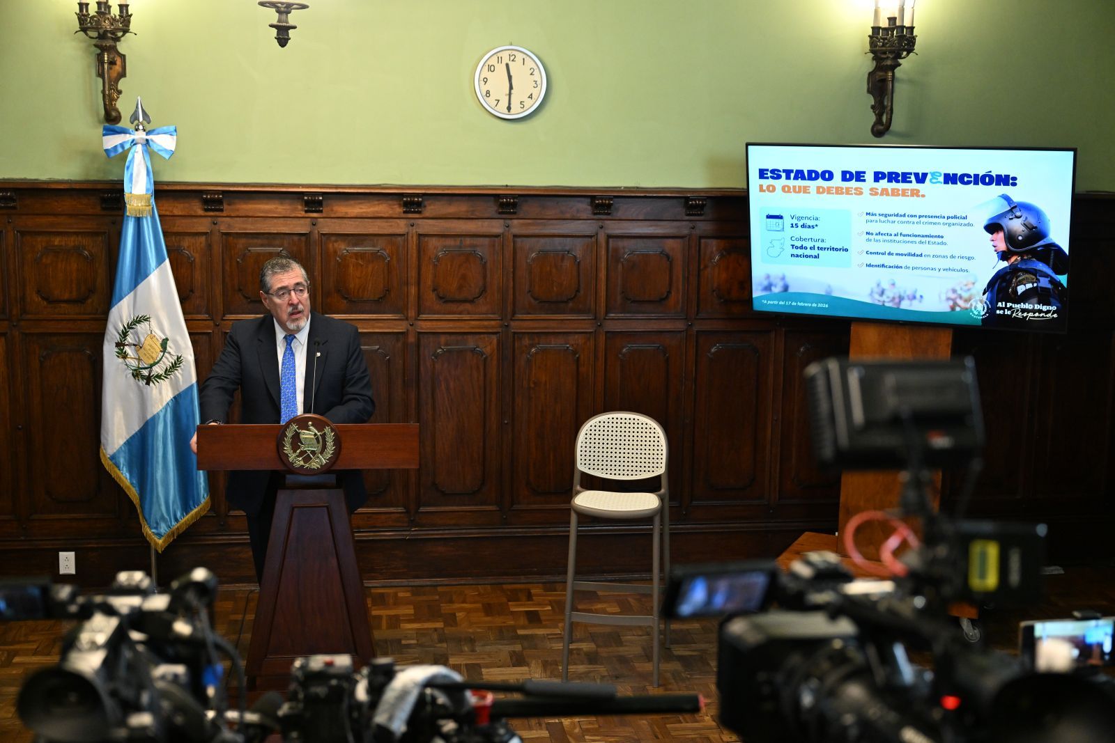 El presidente Berdnardo Arévalo habla en La Ronda sobre diferentes temas de interés nacional.