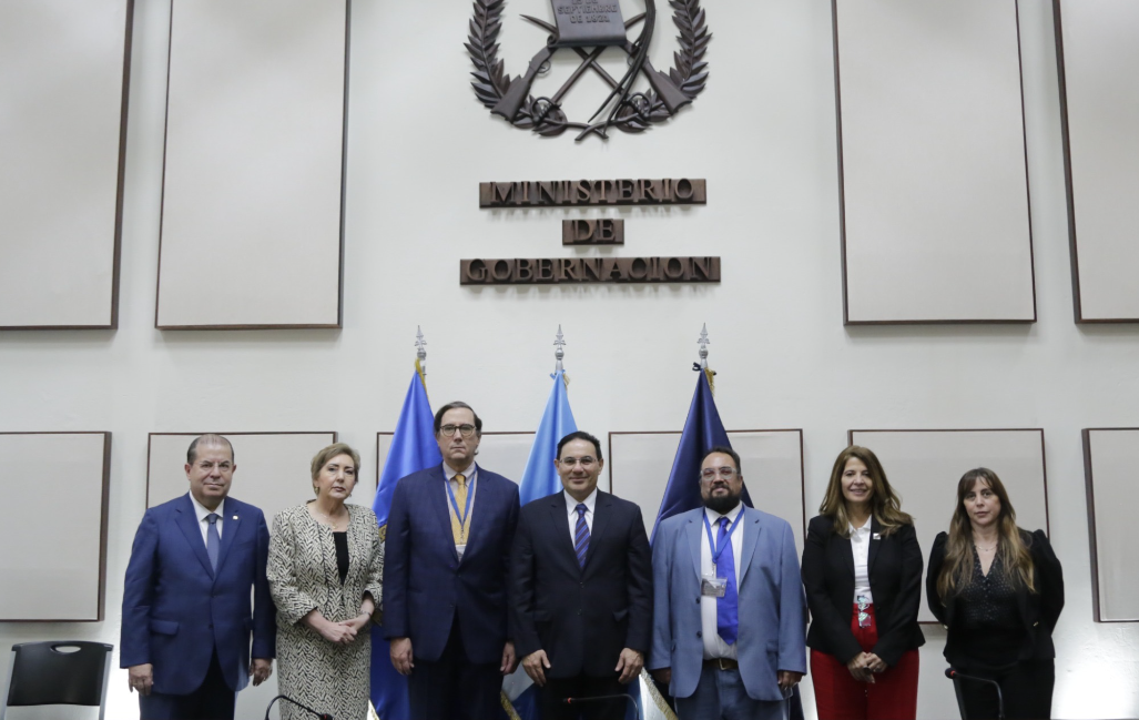 Las delegaciones reiteraron su compromiso de observar y acompañar los procesos institucionales en Guatemala. / Foto: Mingob