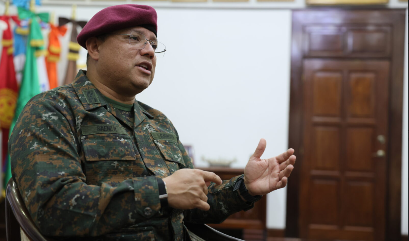 Ministro de la Defensa Nacional, Henry Saenz. / Foto: DCA