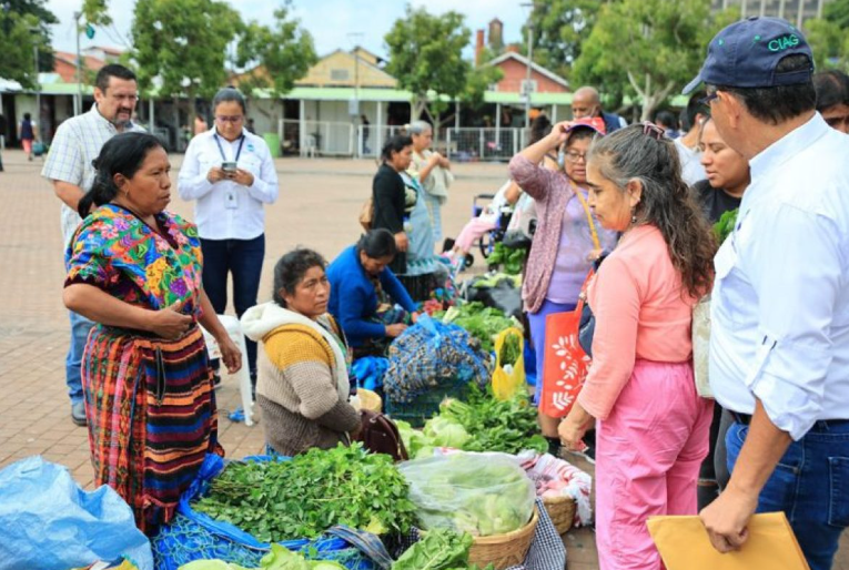 Ferias del Agricultor en el interior del país. / Foto: MAGA
