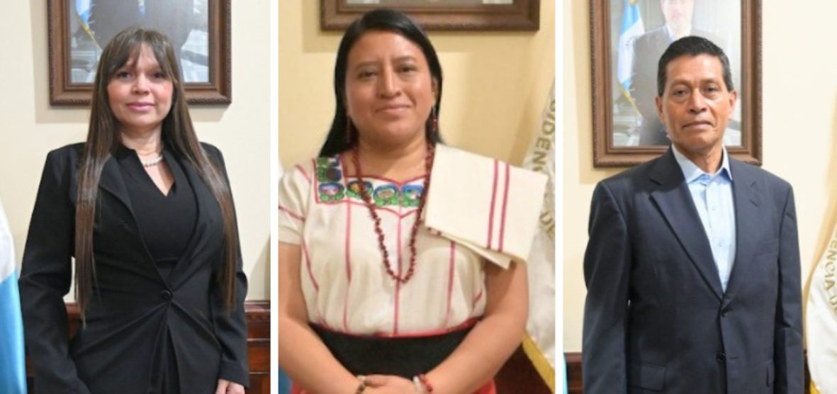 Nombran nuevos gobernadores de Quetzaltenango, Izabal y Huehuetenango