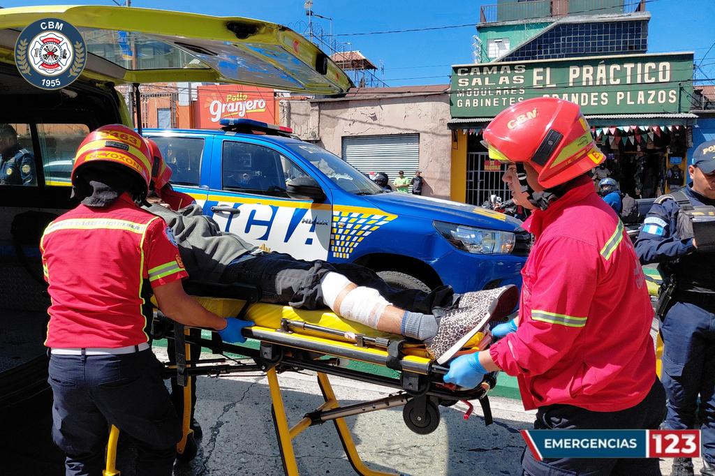 PNC repele ataque en avenida Bolívar y remite a menor de 17 años armado