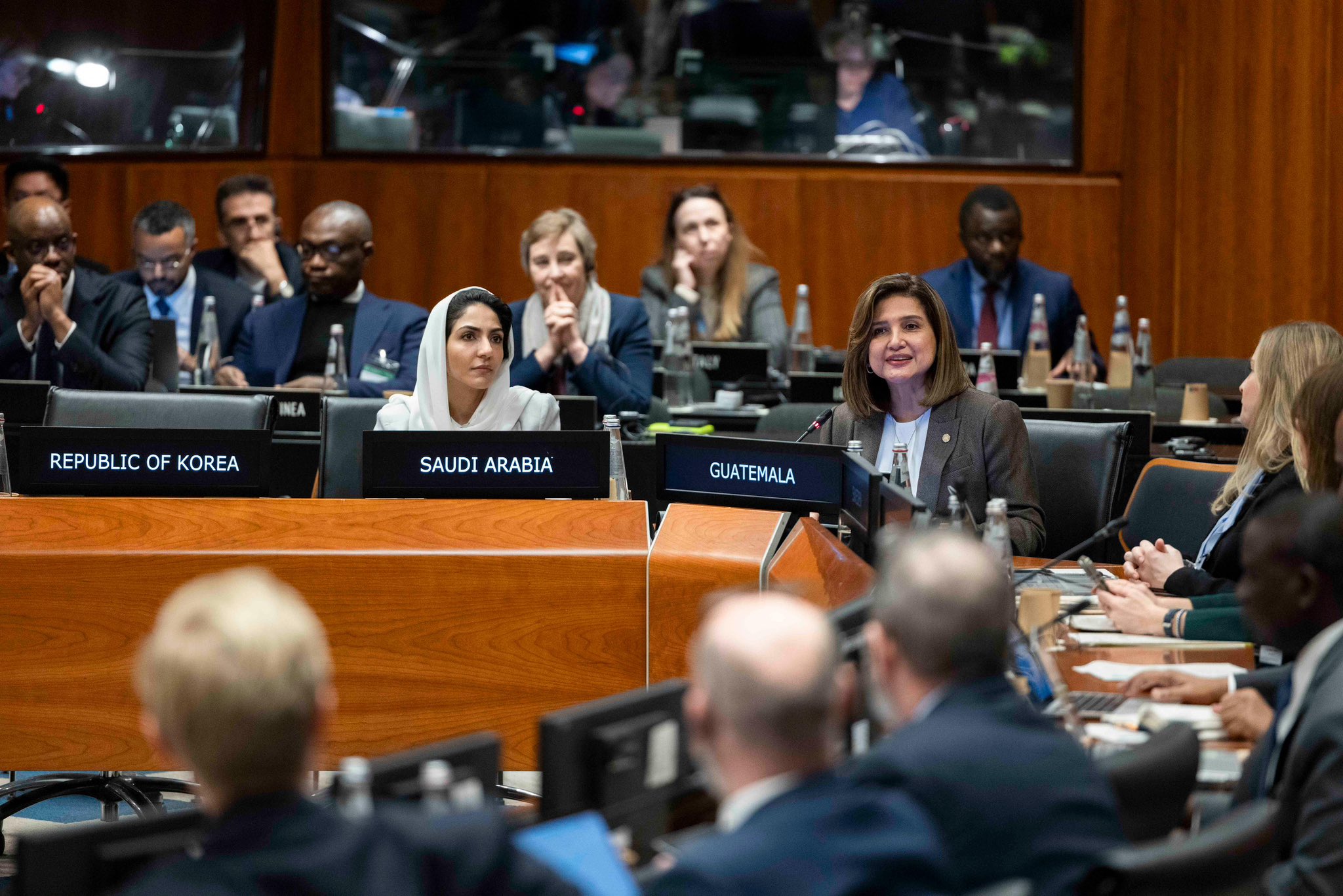Vicepresidenta reafirma el compromiso de Guatemala en proteger a la niñez durante encuentros en Roma, Italia. (Foto: Vicepresidencia de la República)
