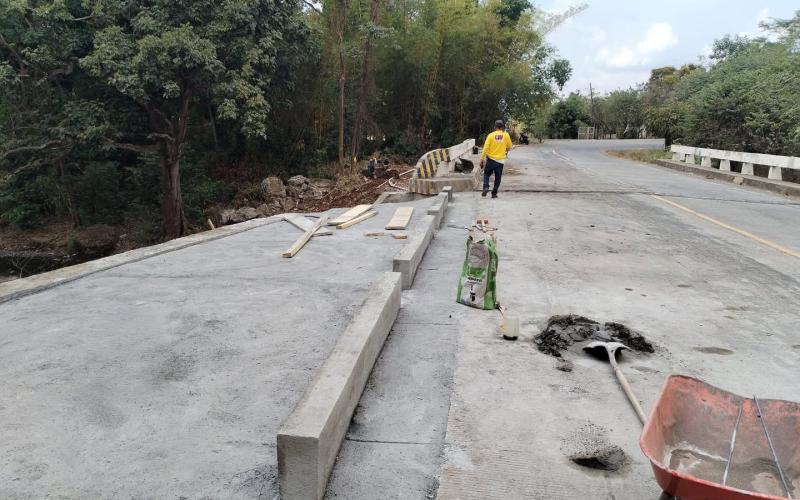 CIV está por finalizar trabajos en el puente Cantel. (Foto: CIV)