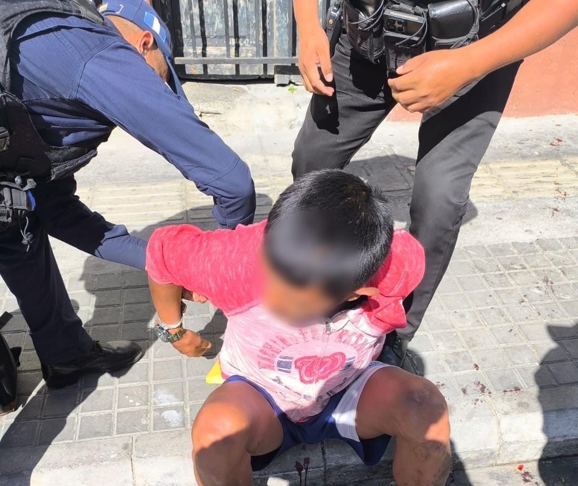 Hombre de origen nicaragüense detenido en operativo de la PNC. / Foto: PNC.