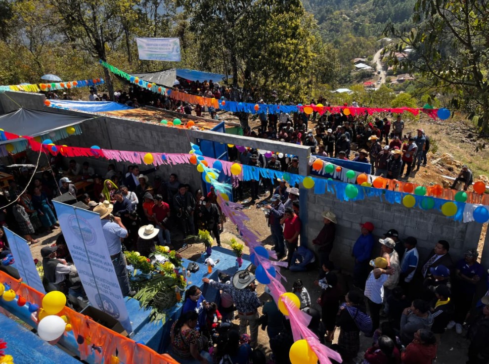 Agua potable llega a comunidades de San Miguel Acatán, Huehuetenango