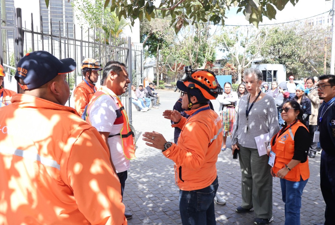 Codred Guatemala desarrolla simulacro para fortalecer la respuesta ante emergencias