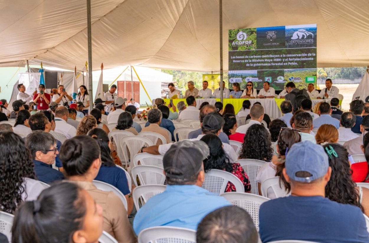 Comunidades reciben beneficio del Programa de Reducción de Emisiones en la Reserva de Biosfera Maya