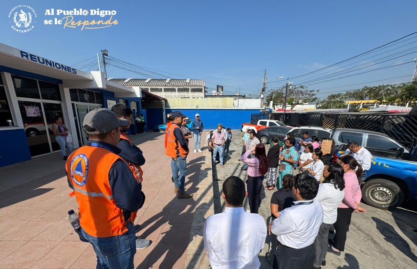 Escuintla fortalece su cultura de prevención en el marco del Simulacro Nacional de Sismo