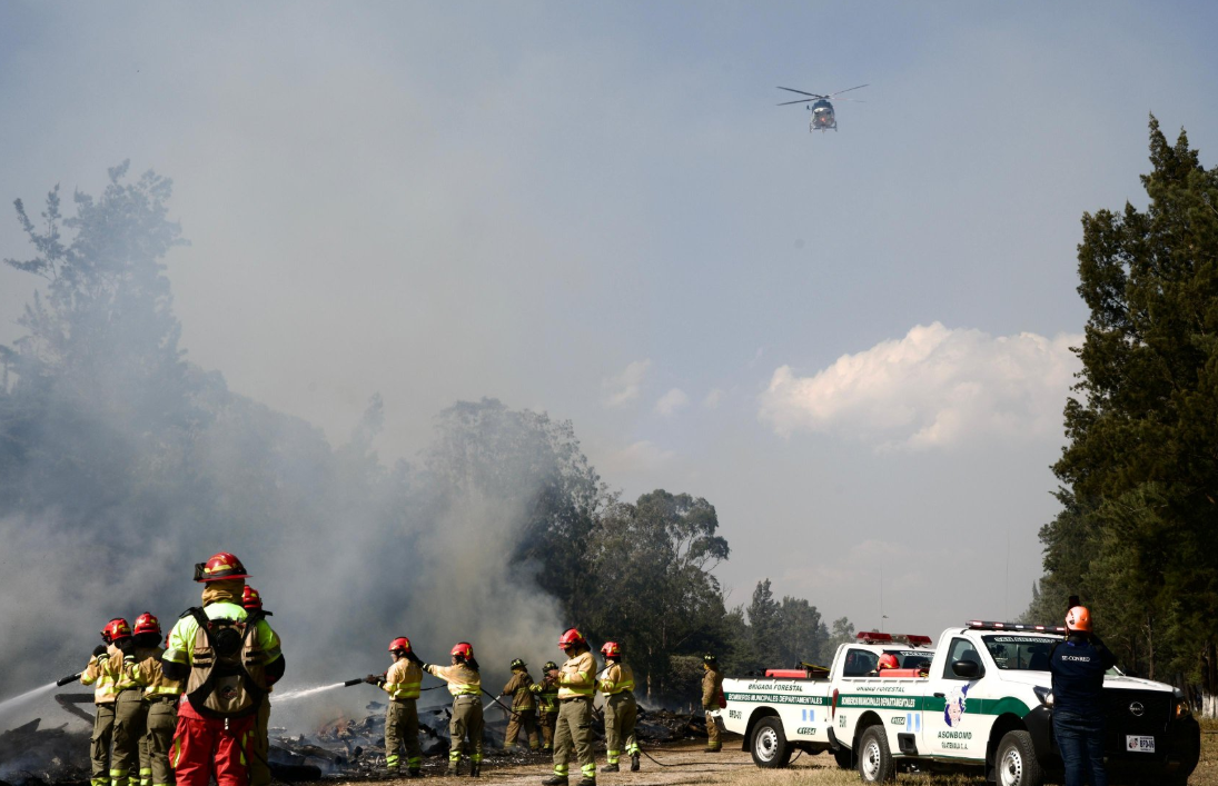 Desarrollan III Simulacro Nacional de Incendios Forestales./Foto CIV.