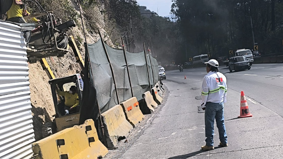 Covial desarrolla trabajos preventivos en taludes de la cuesta Villalobos