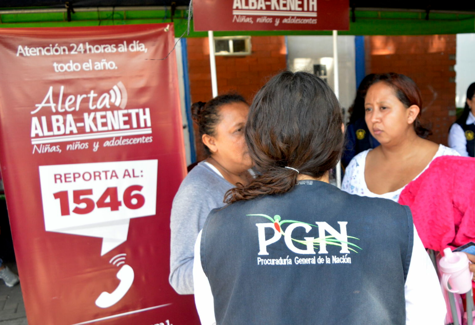 PGN desactiva el 73 % de alertas Alba-Keneth tras localizar a menores desaparecidos