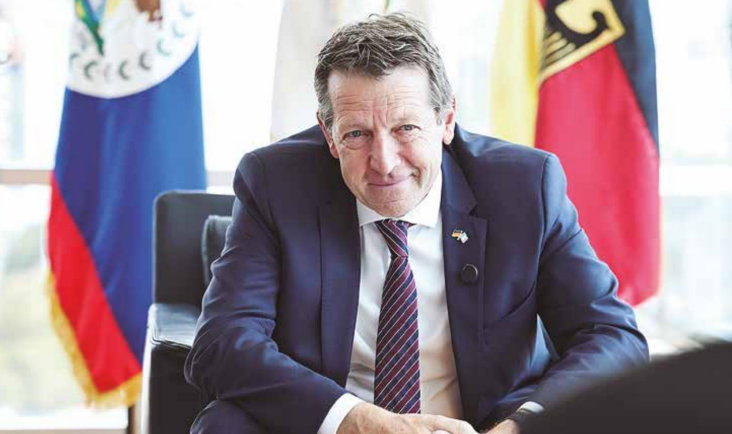 Embajador de Alemania en Guatemala reitera el compromiso con la relación bilateral./Foto: DCA.