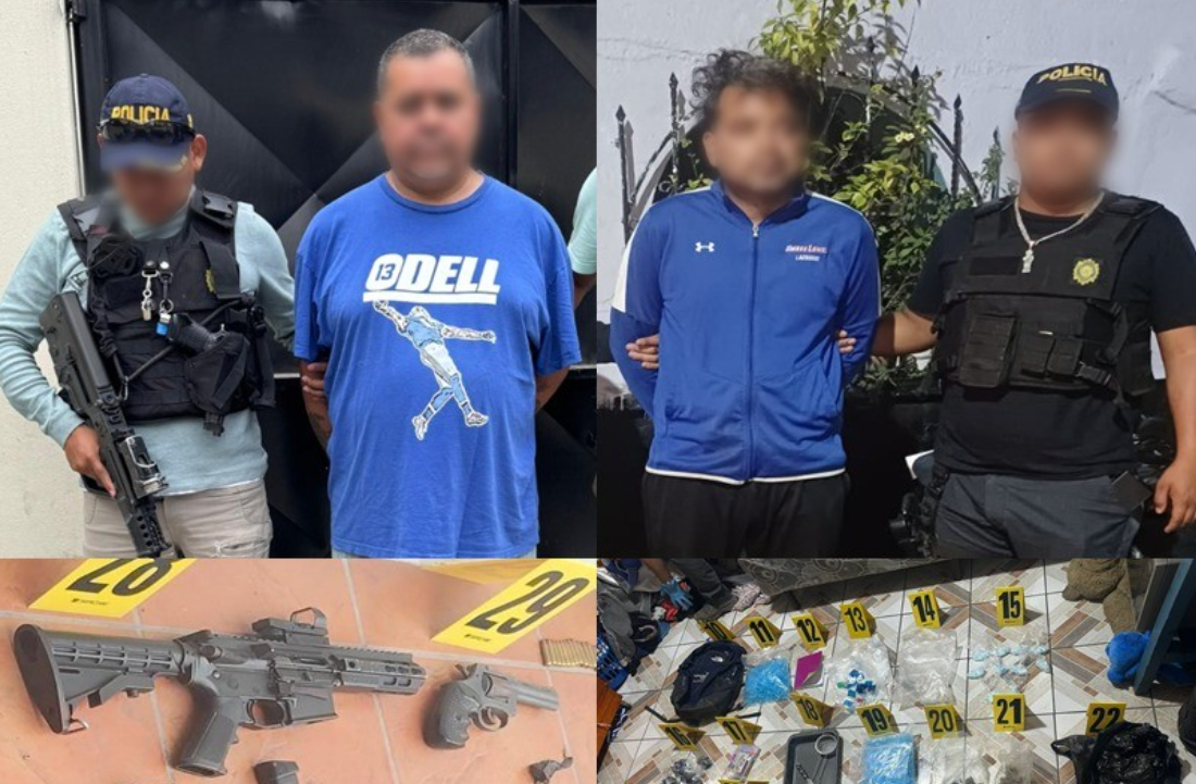 Capturan a dos por narcomenudeo y decomisan más de 60 mil quetzales