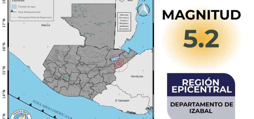 Temblor de 5.2 fue sensible en Guatemala, Conred inicia monitoreo a nivel nacional