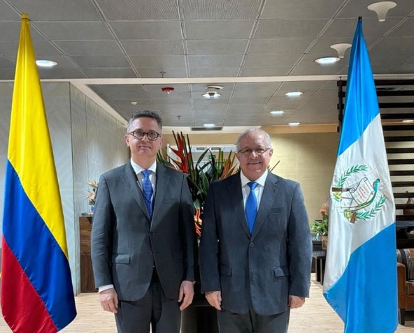 Canciller guatemalteco arribó a Colombia para participar en el Foro de Alto Nivel Celac-África