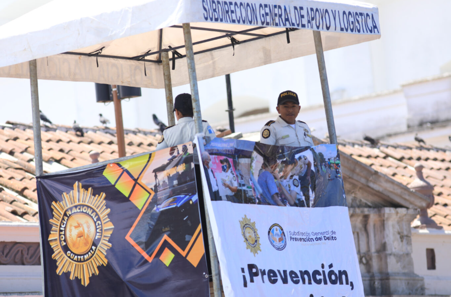 PNC instalará 11 torres de control y vigilancia en la zona 1 capitalina, con el objetivo de fortalecer la seguridad en Semana Santa. / Foto: Mingob