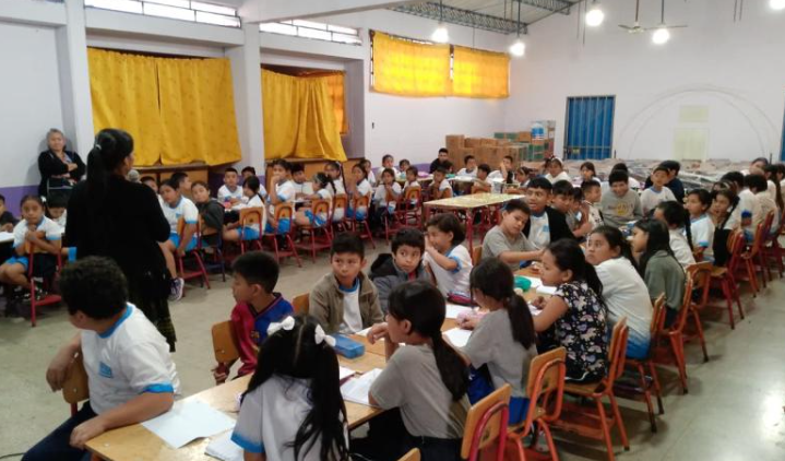 Fortalecen el idioma Poqomam en la niñez de Chinautla. (Foto: MCD)