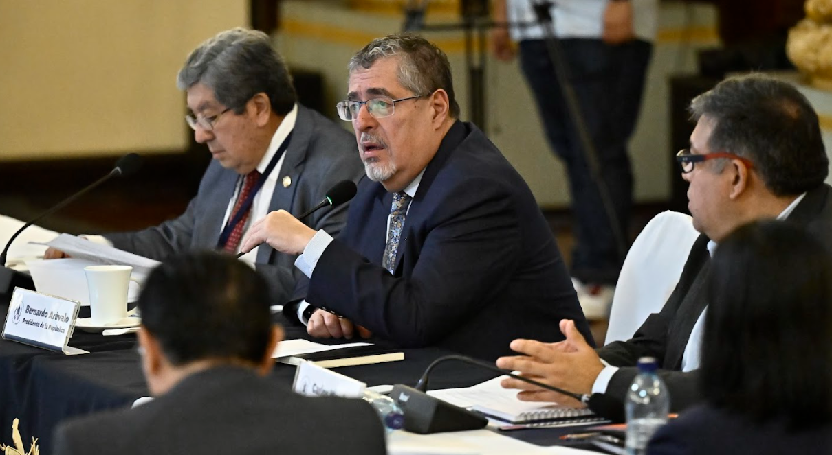 Presidente Bernardo Arévalo en el Conadur.