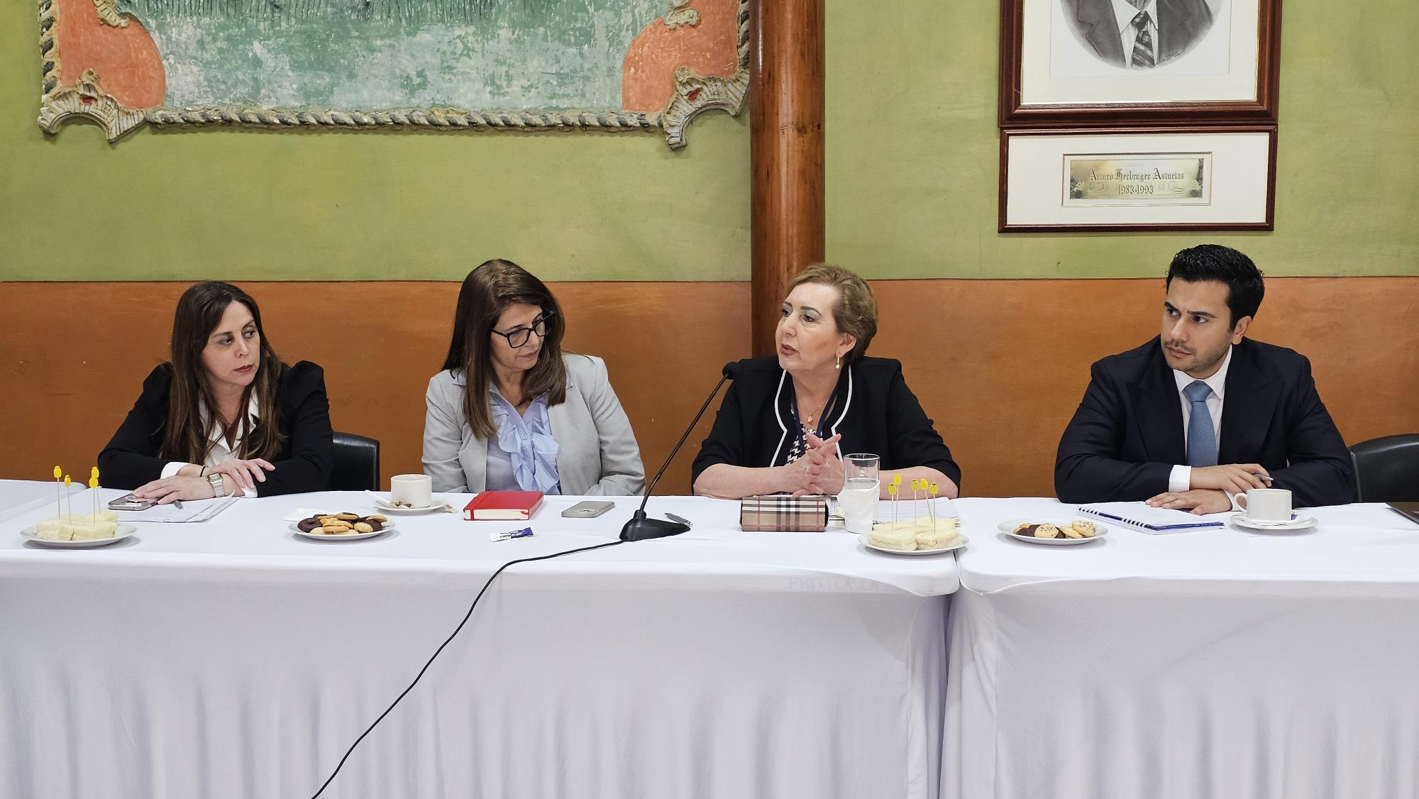 Delegados de la Misión Especial de la OEA en Guatemala. / Foto: @OEA_oficial.