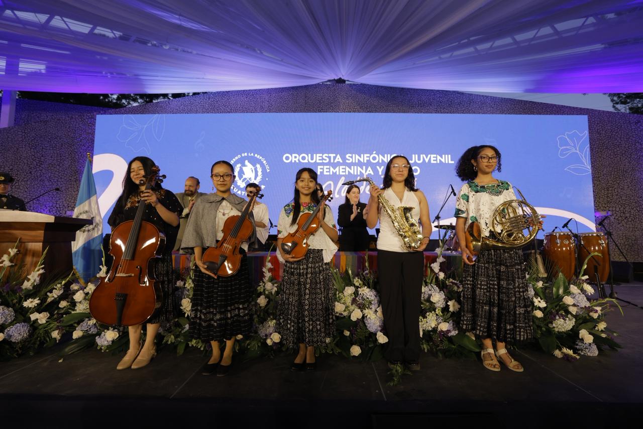 Ministerio de Cultura lanza la Orquesta Sinfónica Juvenil Femenina y Coro Alaíde Foppa