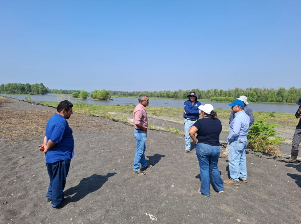 Supervisan bordas del río Samalá en San Andrés Villa Seca ante riesgos por invierno