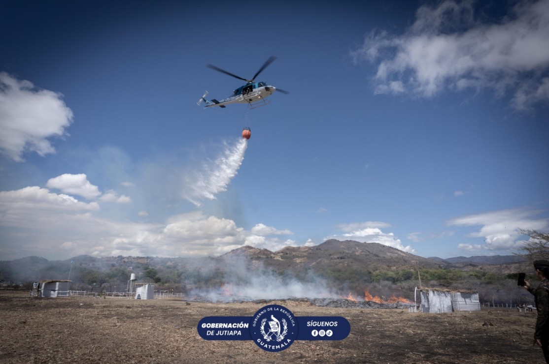 Mantienen coordinaciones para la atención y prevención de incendios forestales en Jutiapa