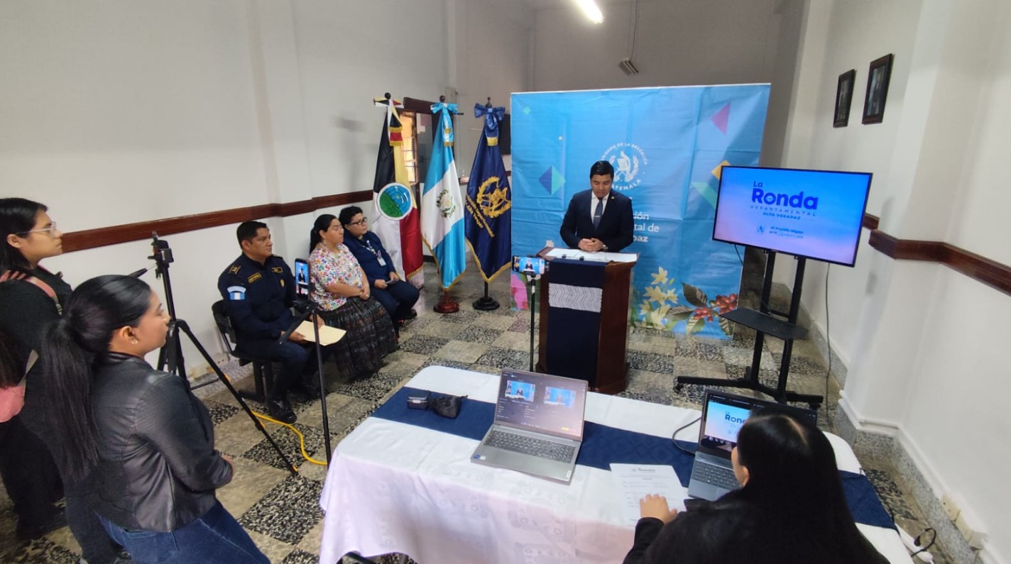 Abordan temas de seguridad, prevención y gestión de riesgos en Alta Verapaz