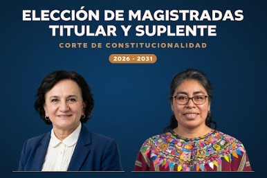 Conoce los perfiles de la magistrada titular y la magistrada suplente ante la Corte de Constitucionalidad