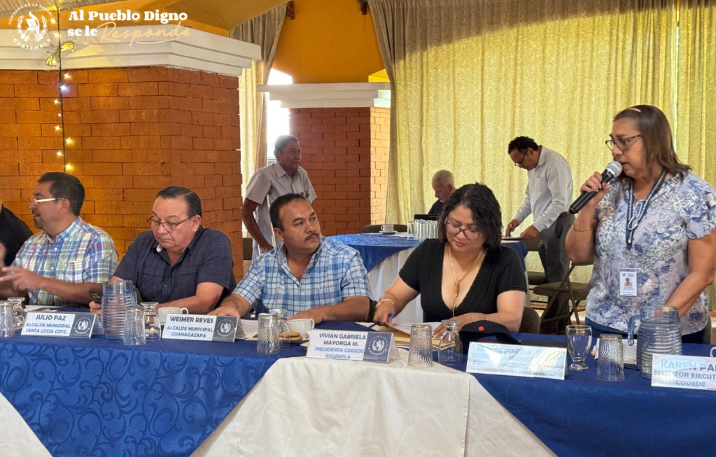 Codede de Escuintla impulsa planificación presupuestaria en su tercera reunión ordinaria