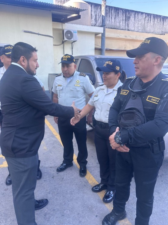 Gobernador de Jutiapa se reúne con PNC para fortalecer la seguridad del departamento