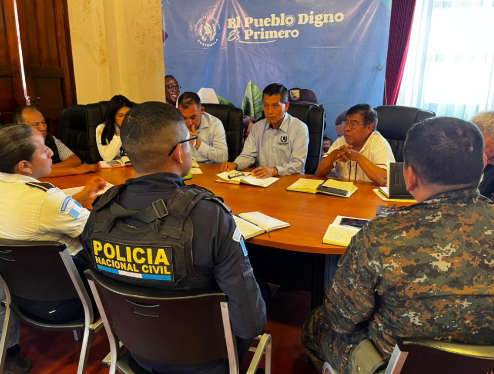 Huehuetenango fortalece acciones en materia de seguridad
