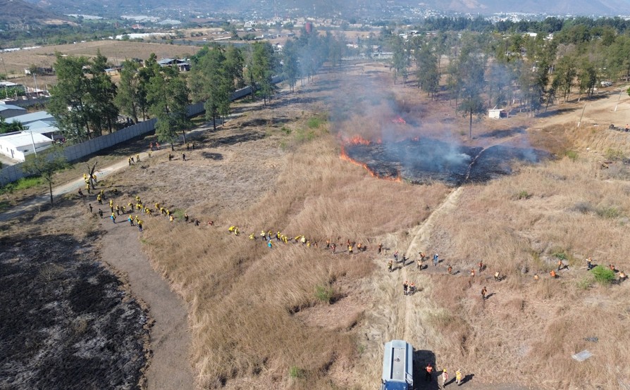 Baja Verapaz realiza tercer simulacro nacional de supresión de incendios forestales