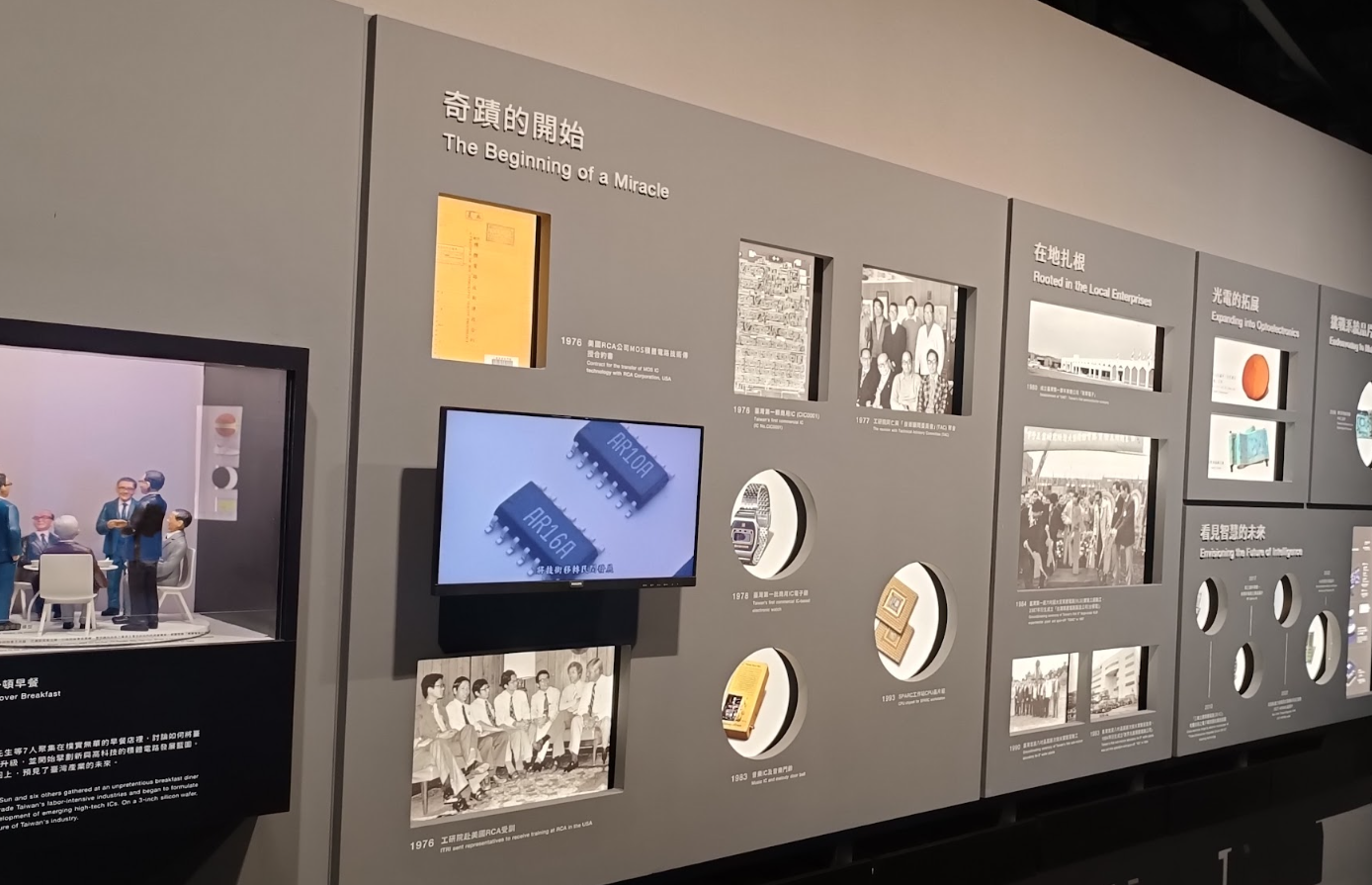 ITRI resguarda en un museo la historia de la evolución de la industria de los semiconductores de la República de China (Taiwán). / Foto: AGN.