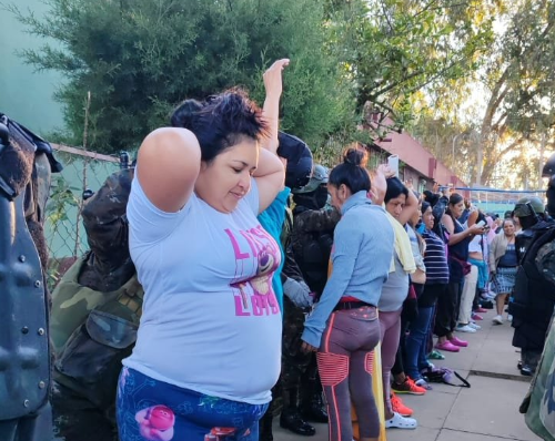 Realizan requisa en Centro de Orientación Femenina de Fraijanes. / Foto: PNC.