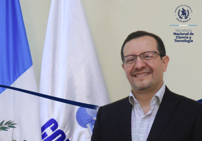 La Senacyt presentó al nuevo secretario, Ottoniel Monterroso. (Foto: Senacyt)