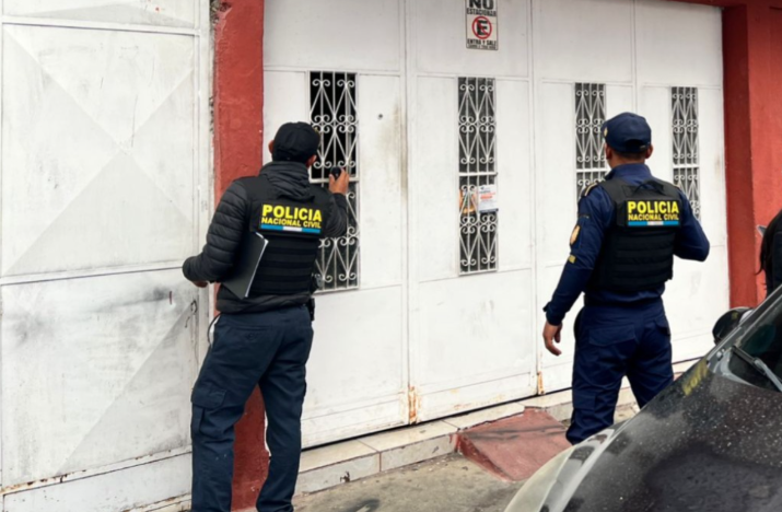 24 allanamientos en distintos sectores del departamento de Guatemala. / Foto: PNC