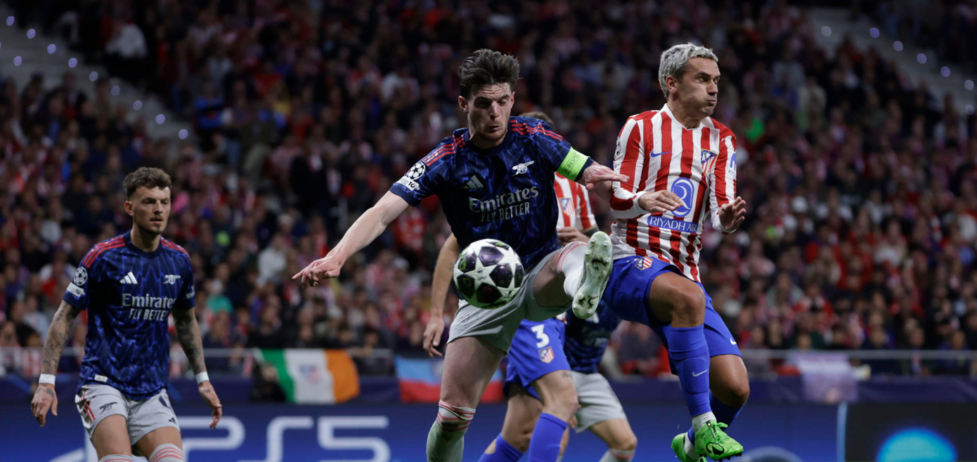 Atlético de Madrid y Arsenal protagonizan un frío empate en las semifinales de la Champions League
