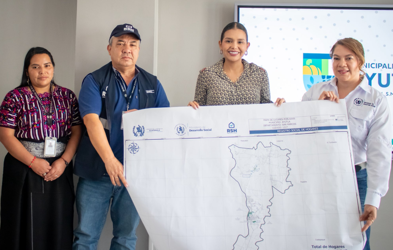Registro Social de Hogares llega a Ayutla, San Marcos./Foto: Mides.