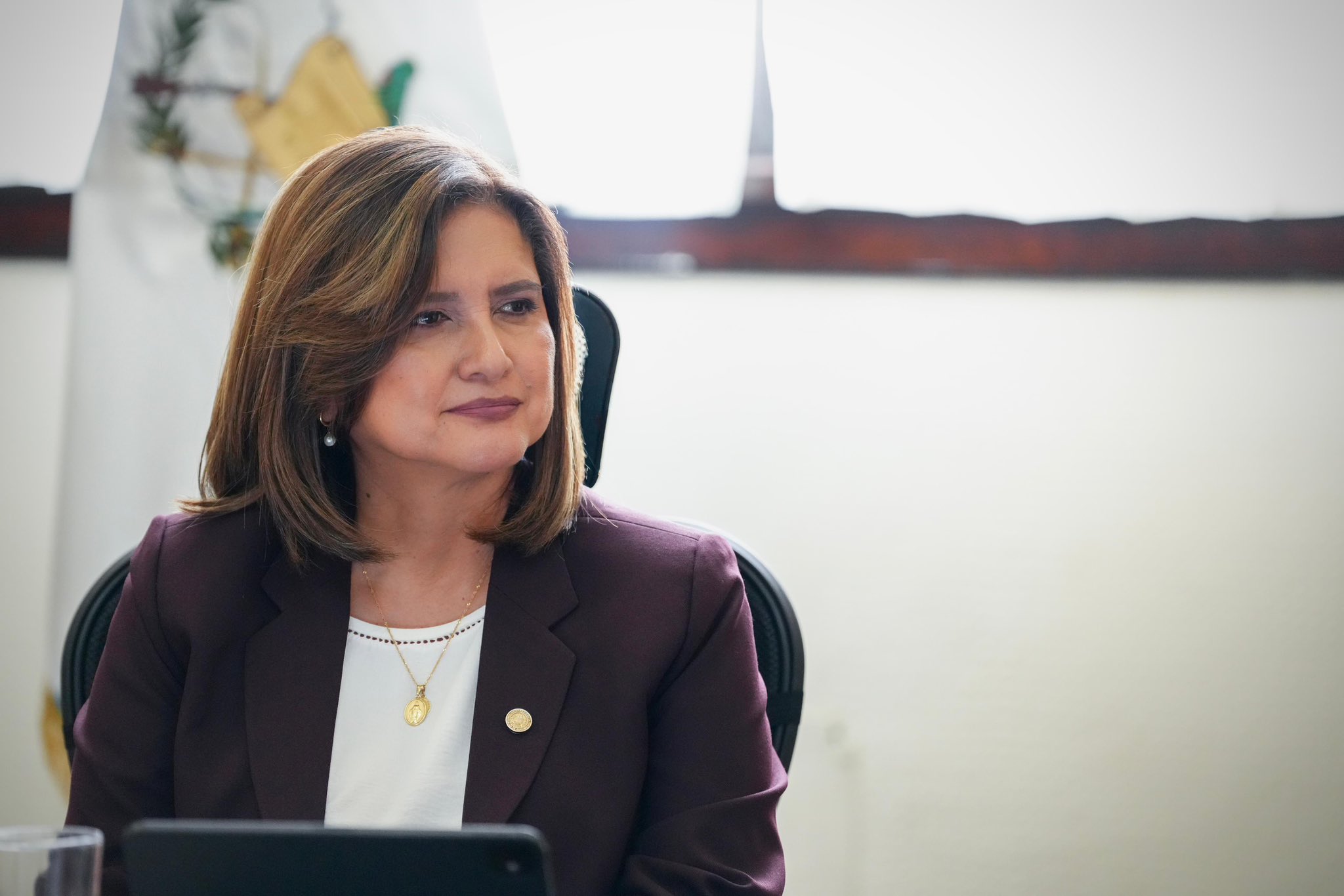 Vicepresidenta rechaza la elección del rector de la Usac. (Foto: Vicepresidencia de la República)