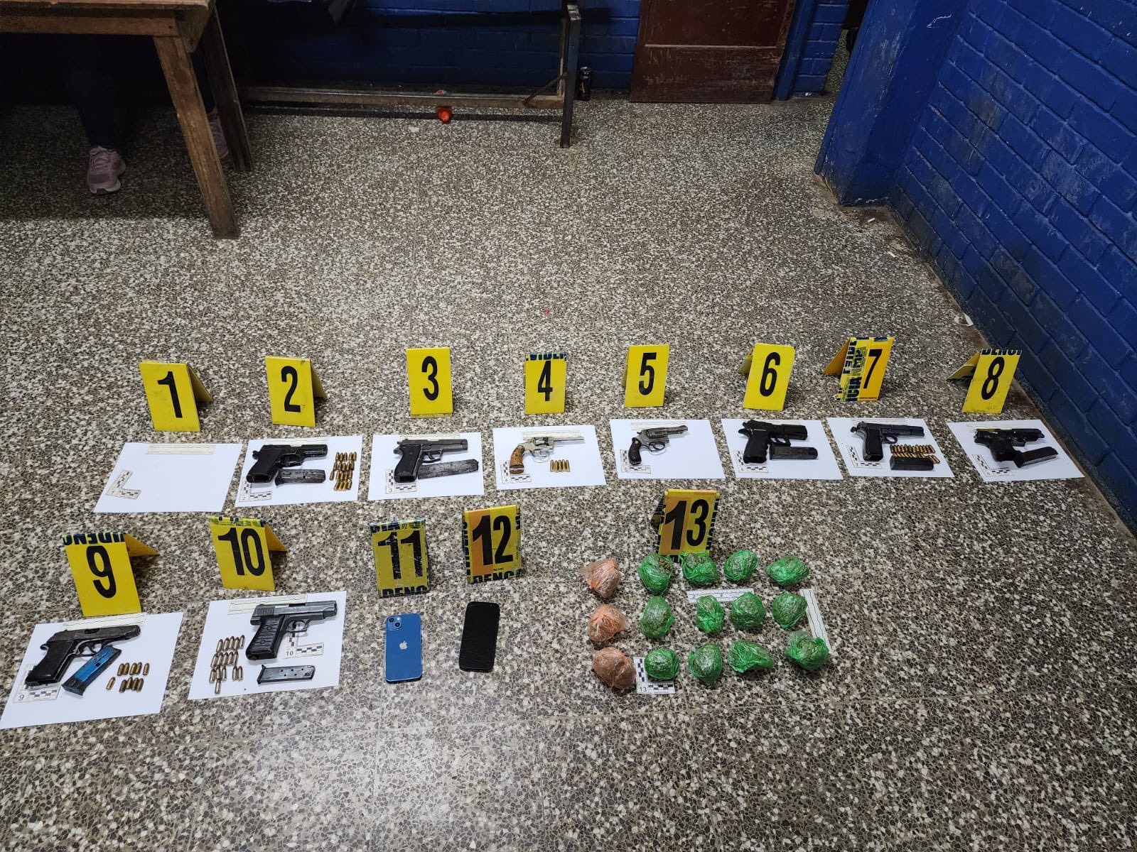 Requisa focalizada en Pavón: autoridades decomisan armas, celulares y droga