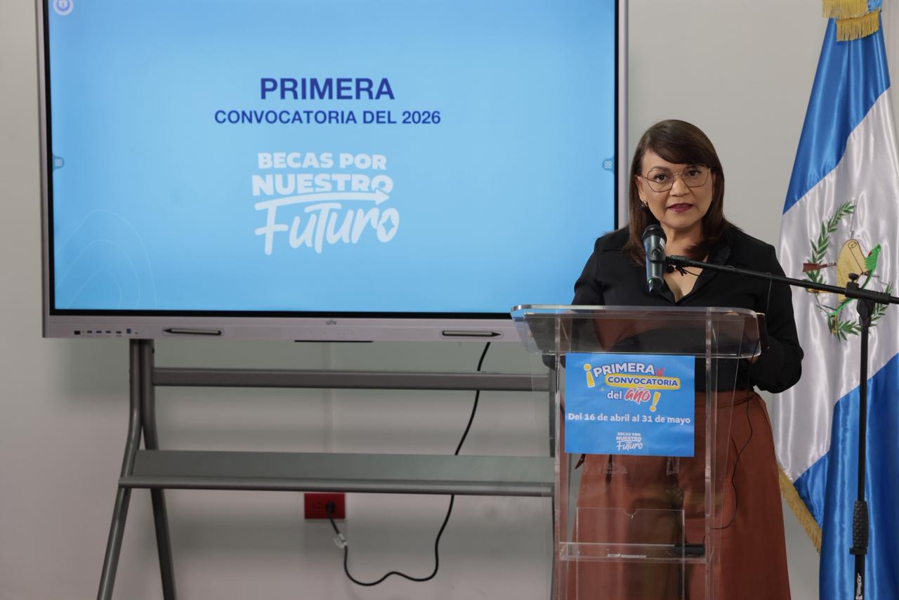 Becas por Nuestro Futuro beneficiará a mil 200 guatemaltecos durante 2026
