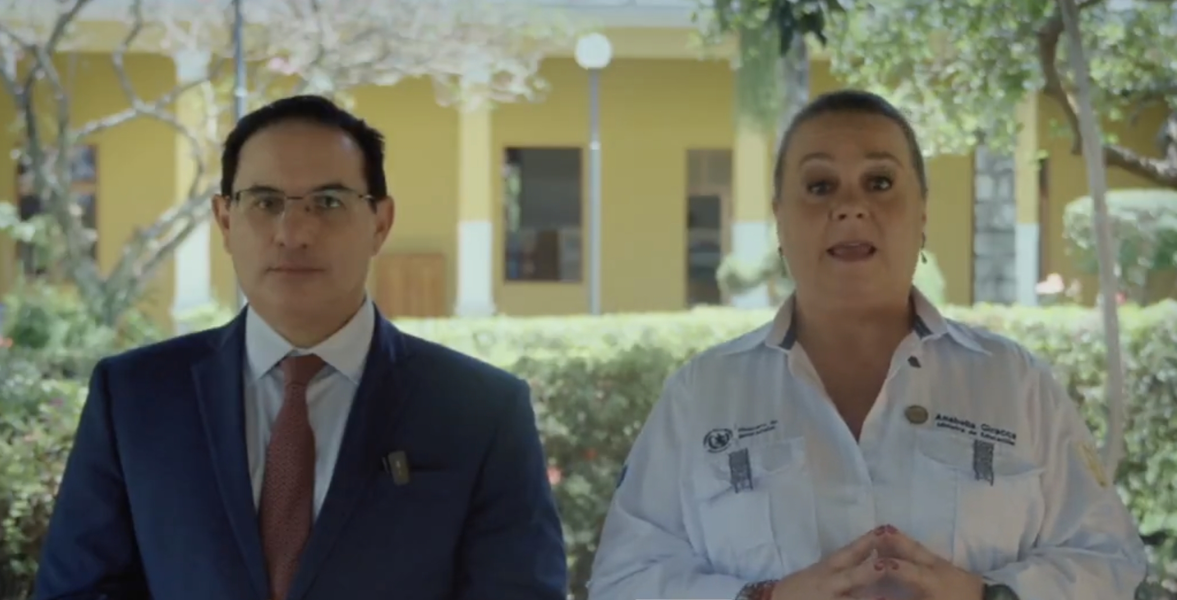 Ministerio de Gobernación y Educación se unen a mantener la seguridad en las escuelas. (Foto:captura de pantalla)