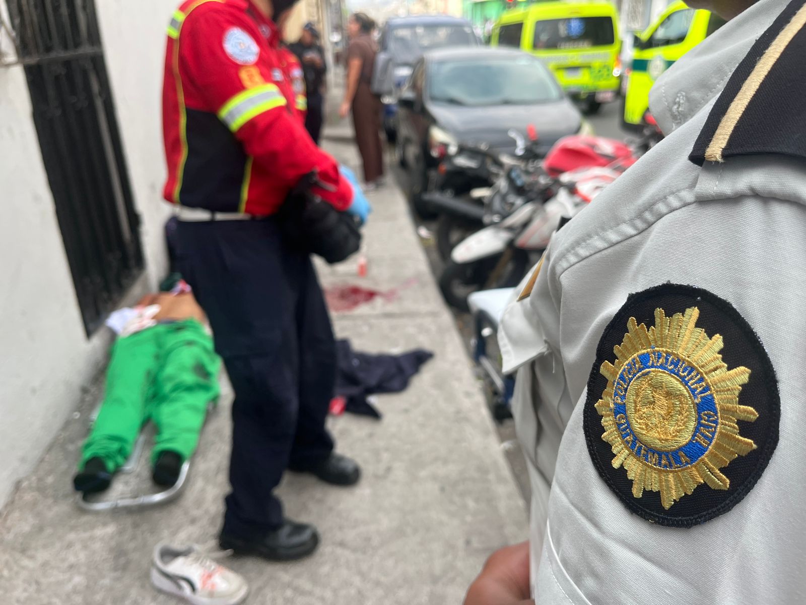 Tras enfrentamiento, la PNC captura a presunto responsable de crimen en la zona 1