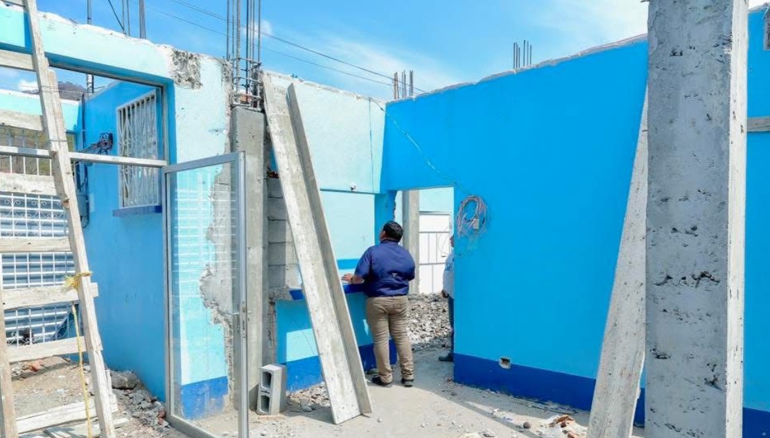 Avanza el mejoramiento del Centro de Salud en San Jacinto, Chiquimula