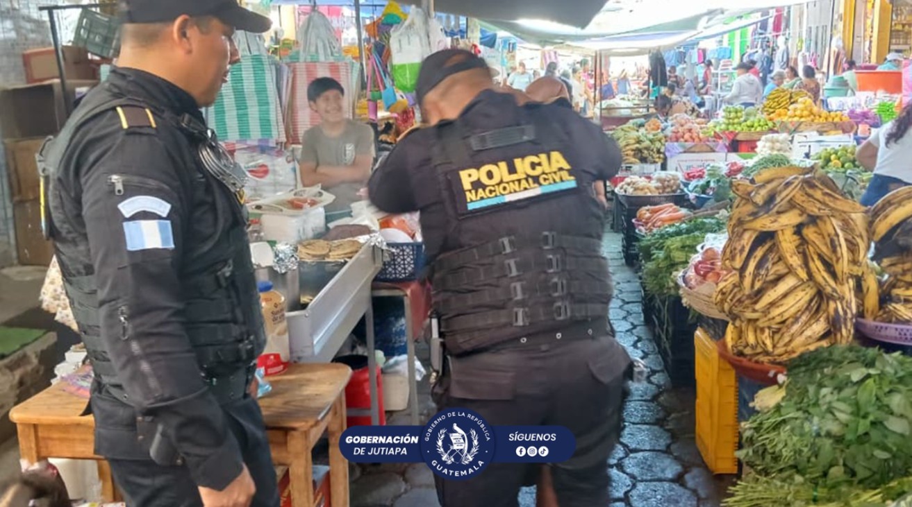 Mantienen acciones de seguridad para garantizar tranquilidad de vecinos de Jutiapa