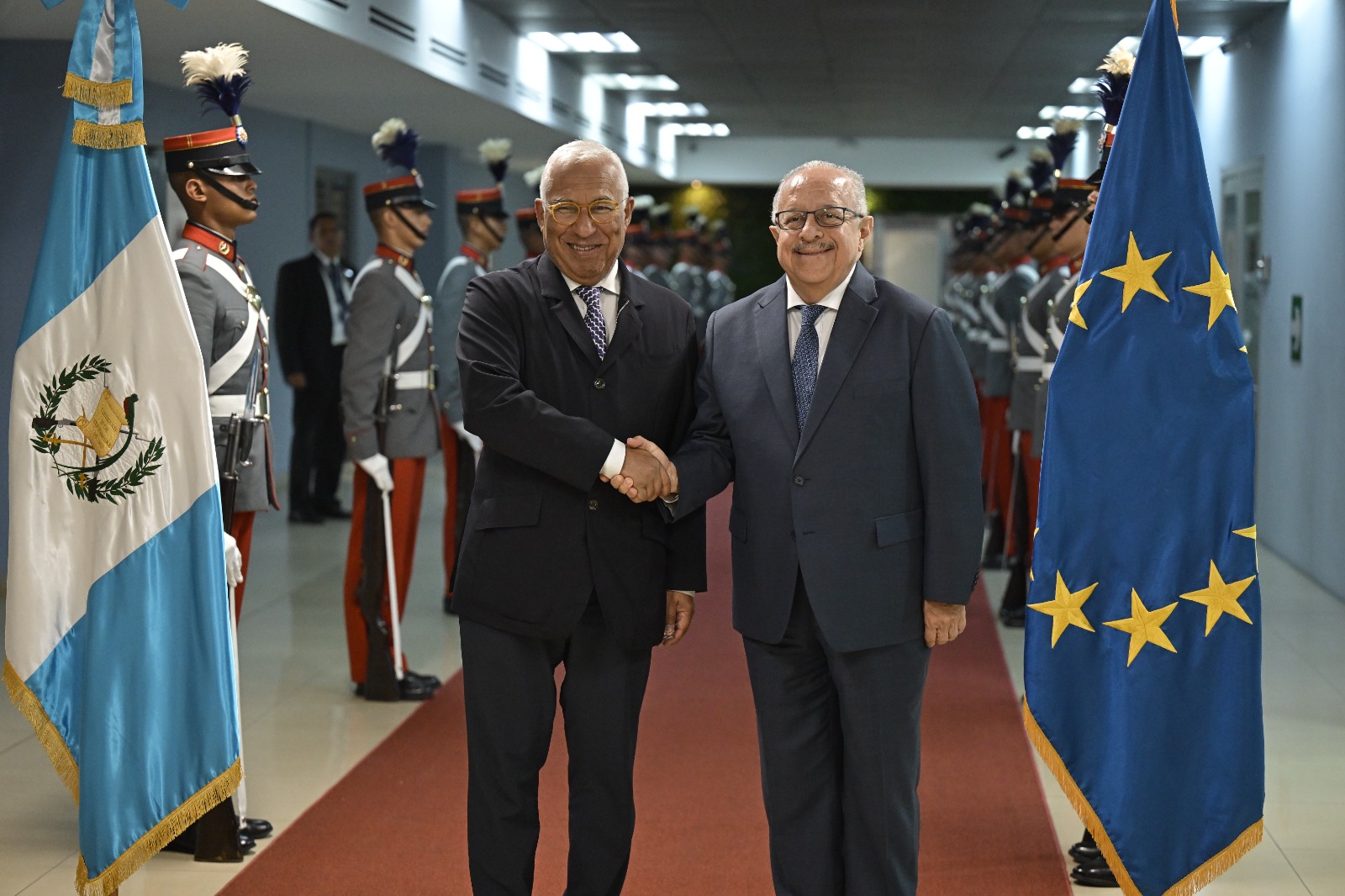 António Costa, presidente del Consejo Europeo, arriba a Guatemala para una visita oficial
