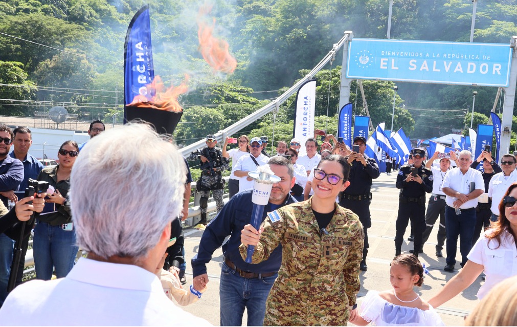 Primera gira de coordinación para el recorrido de la Antorcha Centroamericana por la Paz