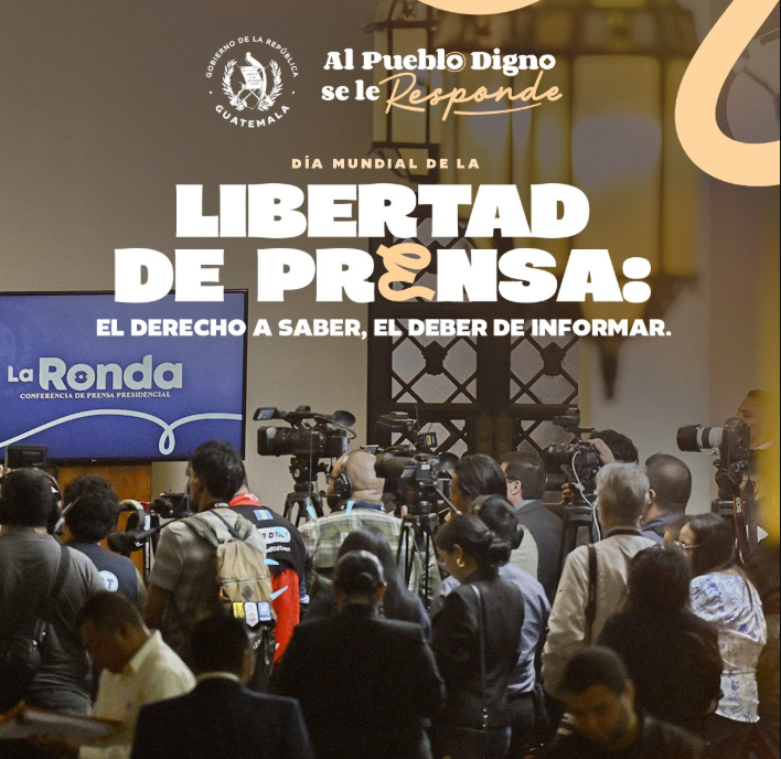 Gobierno reconoce la labor de los periodistas en el Dia Mundial de la Libertad de Prensa